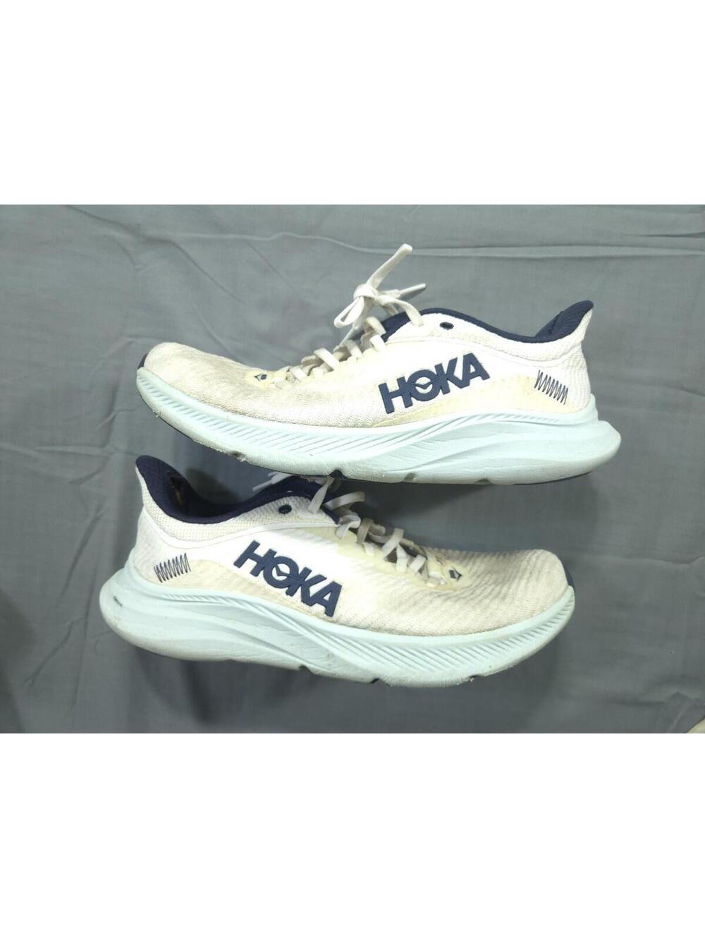 Hoka Running Shoes Womens 9 B Solimar White Blue Road Athletic Training Walking